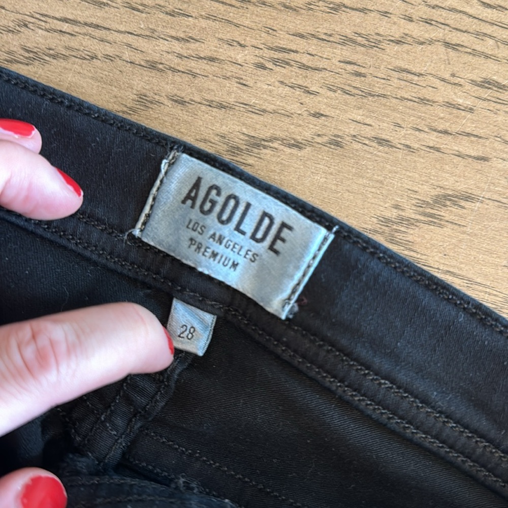 Agolde - Roxanne High Rise Skinny, Size 28 - Picture 4 of 7